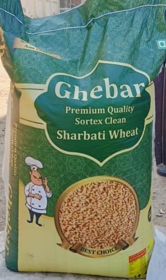 Ghebar sharbati wheat (गेहूँ) Price 900 + 30 rs delivery charge